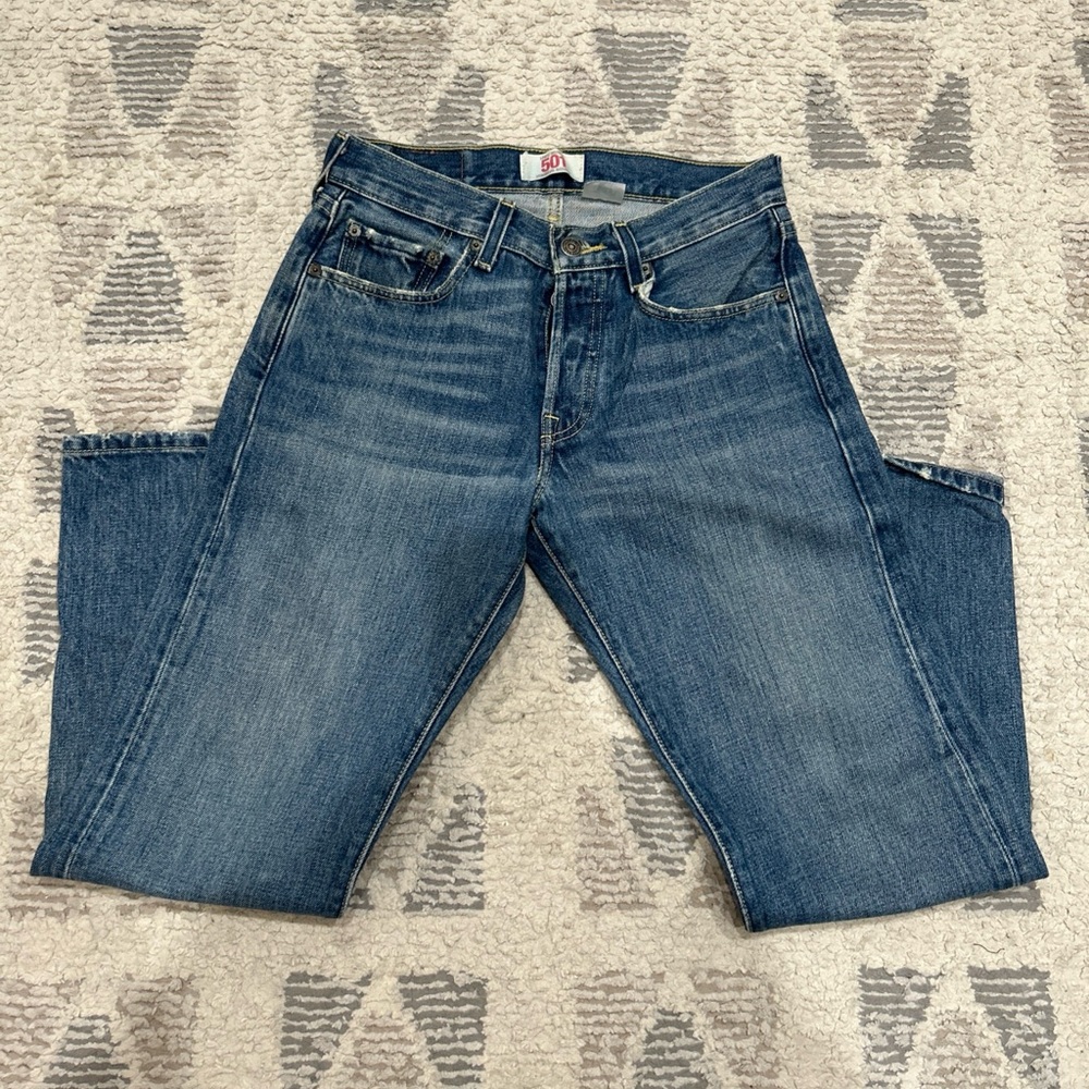 Levi's Blue 501 Denim Jeans